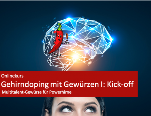 Online-Kurs: Gehirndoping mit Gewürzen 1: Kick-off für Powerhirne